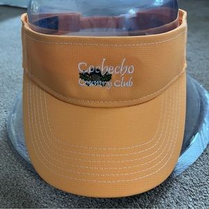 NWT Imperial Scotchgarded Cochecho Country Club Visor with Adjustable Strap
